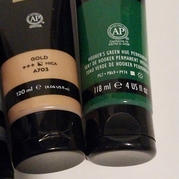 Arteza Acrylic Paint Set Of 3 New Tubes Full Bundle Lot Art Supplies Painting - Picture 2 of 3